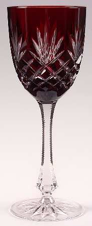 Odessa Red Water Goblet