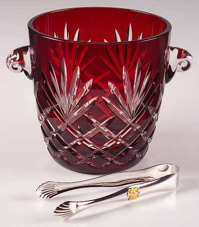 Odessa Ice Bucket W/Handle & Tongs