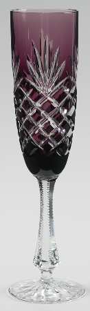 Odessa Amethyst Fluted Champagne