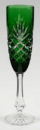 Odessa Green Fluted Champagne