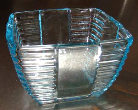 Quadrangle Blue by Fostoria