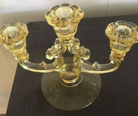 2470 Topaz 3 Light Candlestick