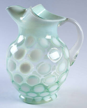 Dot Optic French Opalescent 80 Oz Pitcher