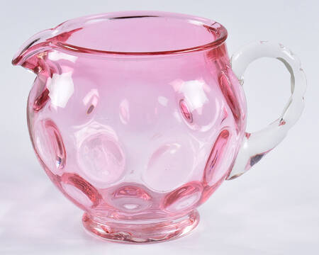 Dot Optic Cranberry 14 Oz Pitcher