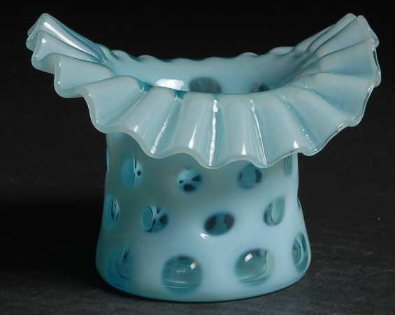 Coin Dot Blue (Opalescent) 3" Topper (Top Hat)