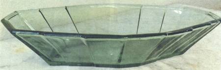 2425 Green 13" Oval Bowl