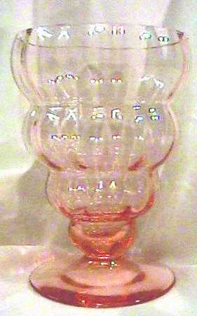4101 Pink 2 1/2 Oz Footed Tumbler