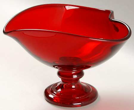 Decorator Collection Ruby 6" Footed Comport