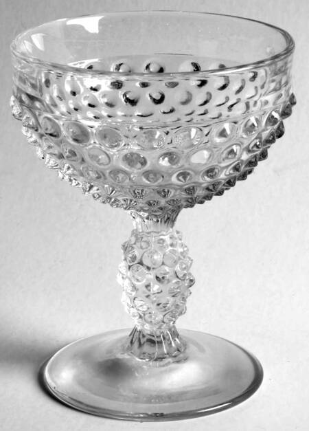 Hobnail Clear Champagne/Tall Sherbet