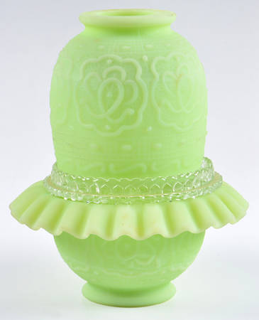 Lime Sherbet Satin (3 Piece) Fairy Lamp
