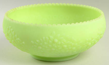 Lime Sherbet Satin Cupped Bowl
