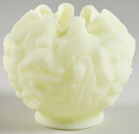 Lime Sherbet Satin Rose Bowl