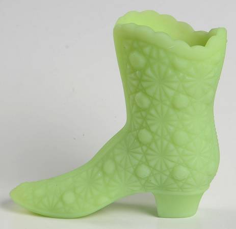 Lime Sherbet Satin Boot