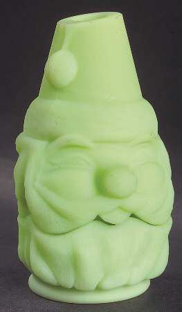 Lime Sherbet Satin Santa Candle Light
