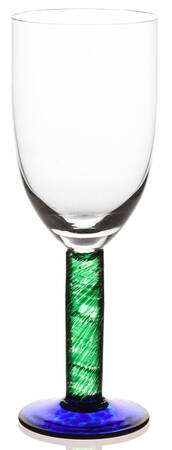FOS6 (Green-Blue) Wine Glass