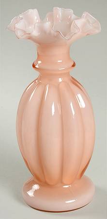 Rose Overlay 8" Flower Vase