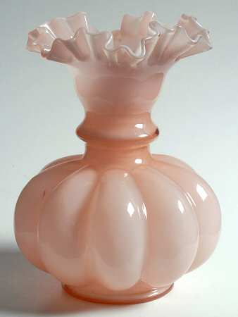 Rose Overlay 8" Flower Vase