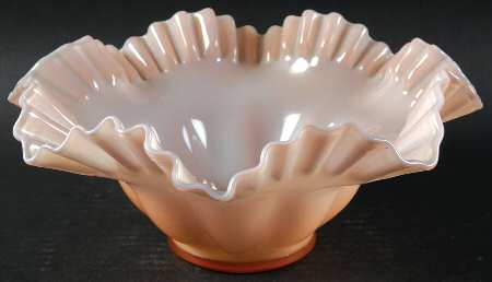Rose Overlay 10" Round Double Crimped Bowl