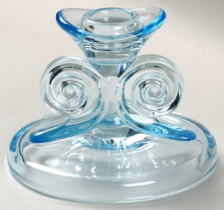 2395 Blue (Azure) 3" Single Light Candlestick