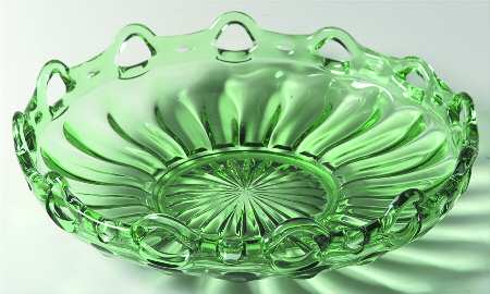 Colonial Prism Green by Fostoria