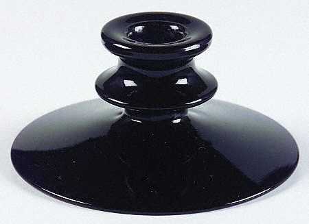 2324 Black 2" Single Light Candlestick
