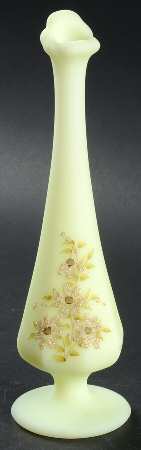 Daisies on Custard Bud Vase