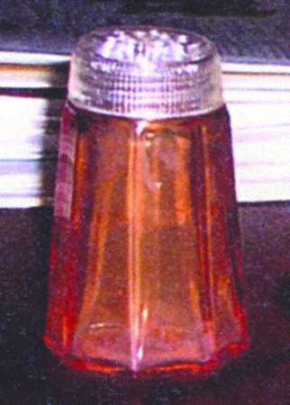 2128 Amber Shaker with Glass Lid
