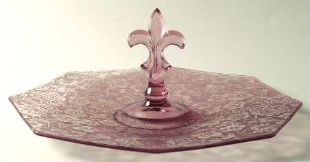 Paradise Orchid (Light Purple, Brocade) by Fostoria