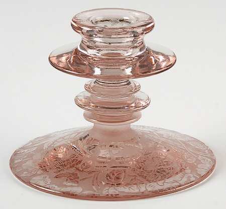 Paradise Orchid (Light Purple, Brocade) 3" Single Light Candlestick