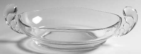 Plume Clear (Line 2594) 13" Oval Bowl