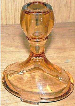 Saint Alexis Amber 5" Single Light Candlestick