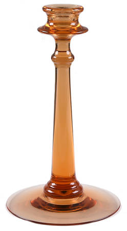2324 Amber 9" Single Light Candlestick