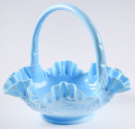 Rose Blue Marble #9235/9237 Rose 8" Basket