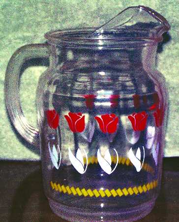 Tulips by Federal Glass 