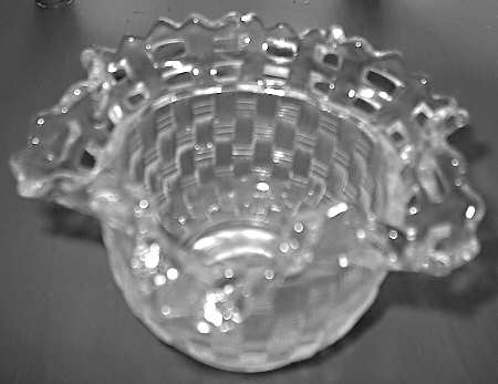 Basketweave With Open Edge Clear (Line 1092) by Fenton