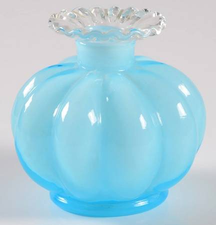 Blue Overlay Cologne Bottle No Stopper