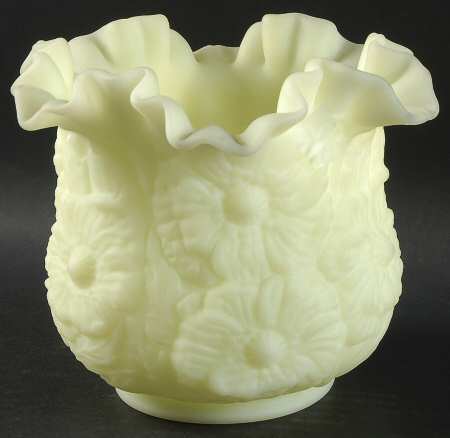 Poppy Custard (Satin) 5" Flower Vase