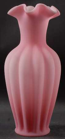 Rose Satin 11" Flower Vase