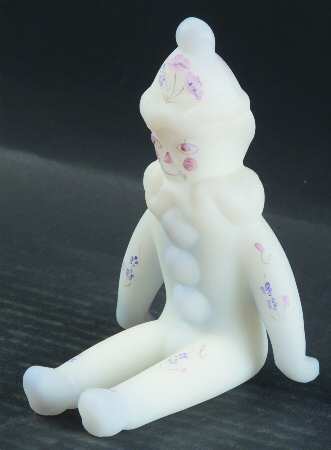 Meadow Blossoms on Opal Satin by Fenton