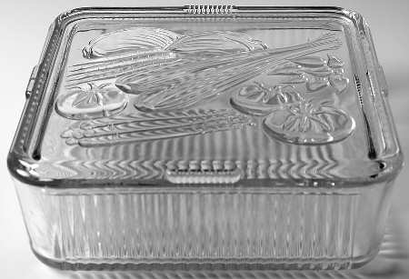 FEG18 Large Square Refrigerator Dish & Lid