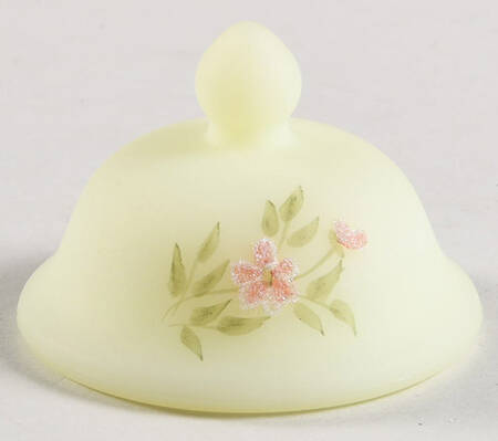 Pink Blossoms Lid for Large Temple Jar