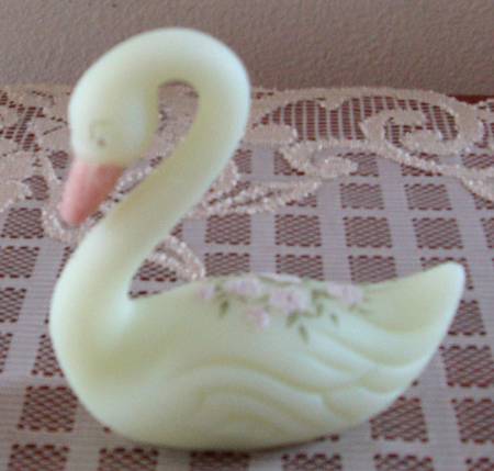 Pink Blossoms Swan
