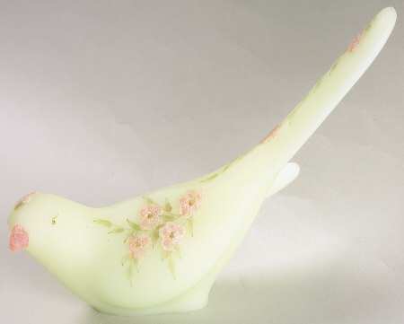 Pink Blossoms Happiness Bird Figurine
