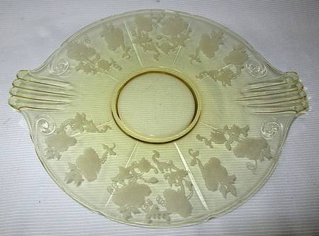 Legion Topaz Handled Cake Plate