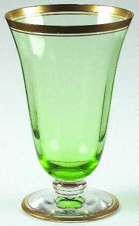 5093 Green (Straight Optic) by Fostoria