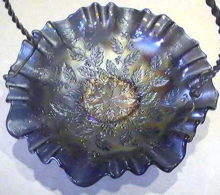 Holly Blue (Carnival, Older) 9" Round Bowl