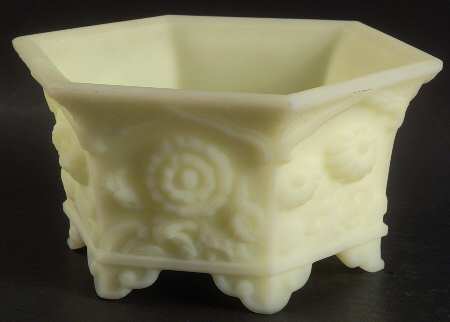 Custard Satin Hexagonal Bowl