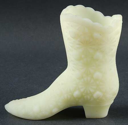 Custard Satin Boot