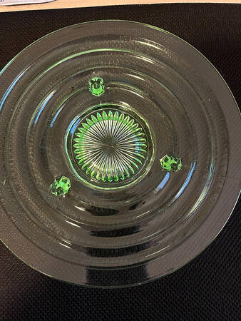 100 Green 3-Toed Utility Plate