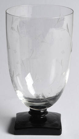Millefleur (Black Stem&Foot) Footed Tumbler